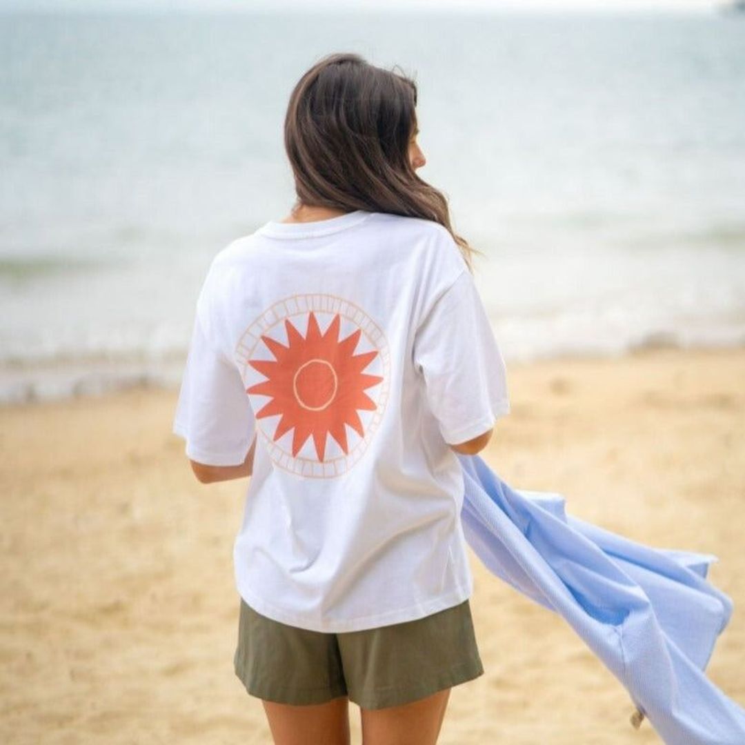 Women's Sunshine Oversized T-Shirt - Main Image