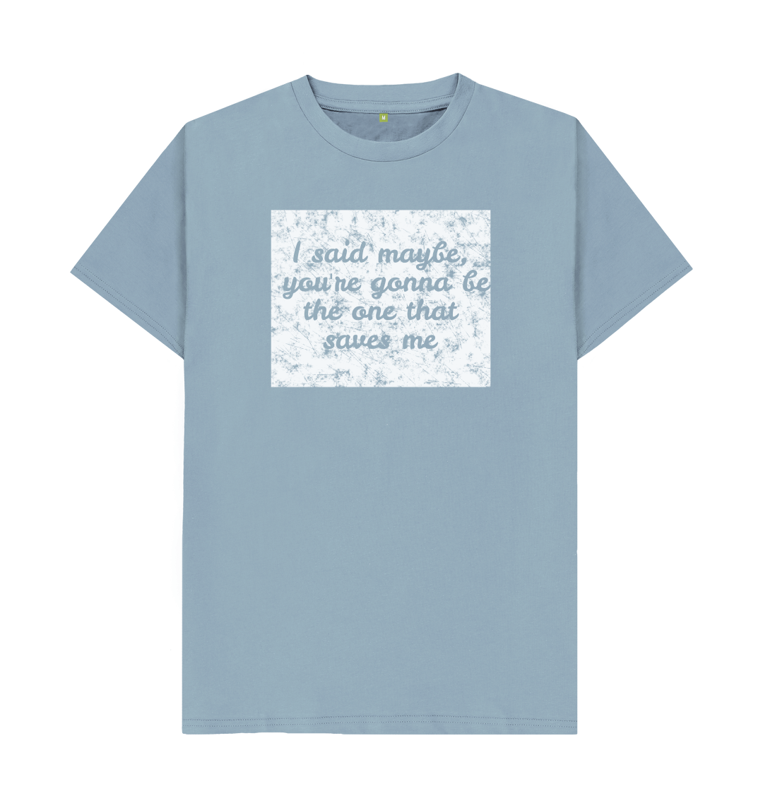 Oasis inspired Wonderwall lyrics t-shirt