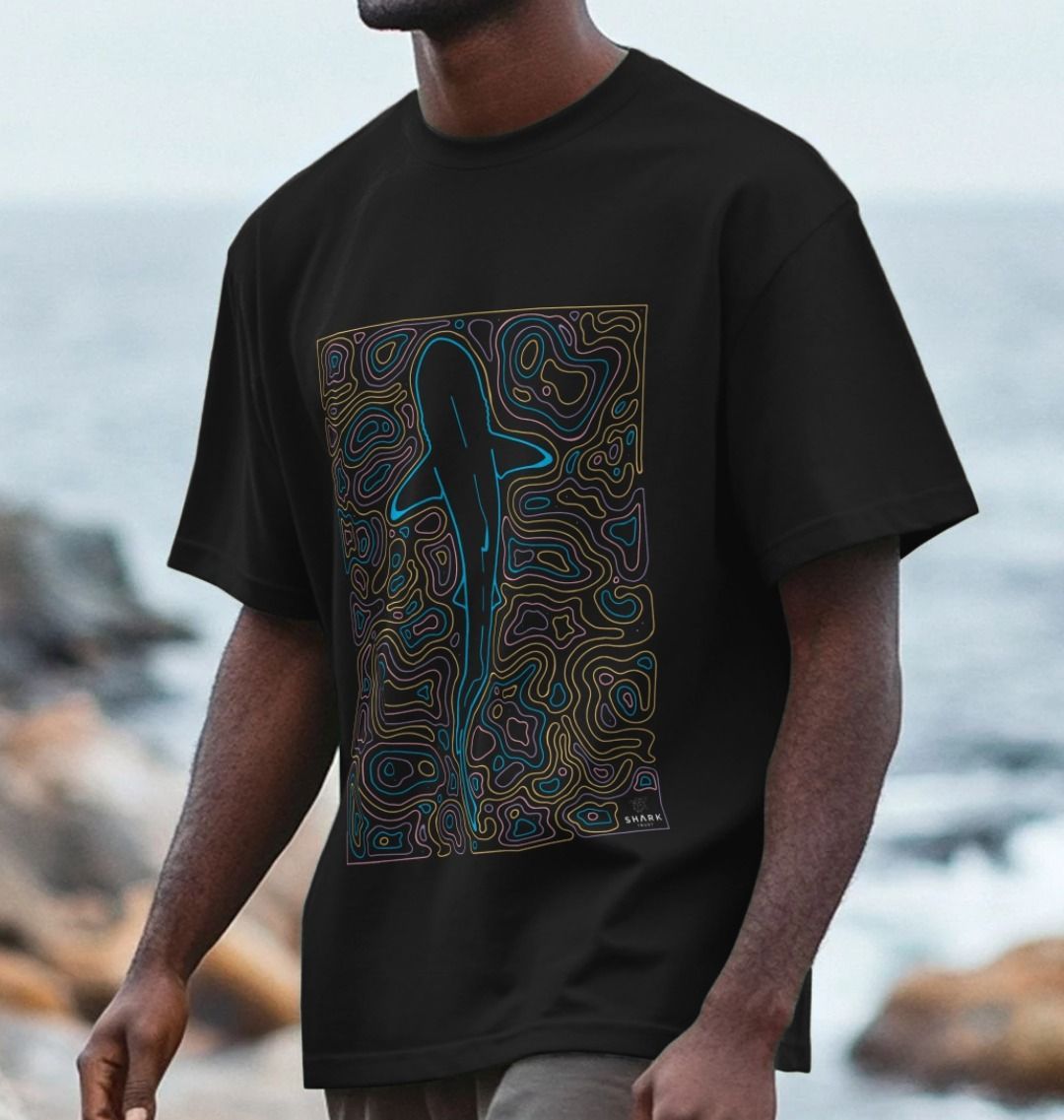 Oversized Black Tip Reef Shark T-shirt | Shark Trust