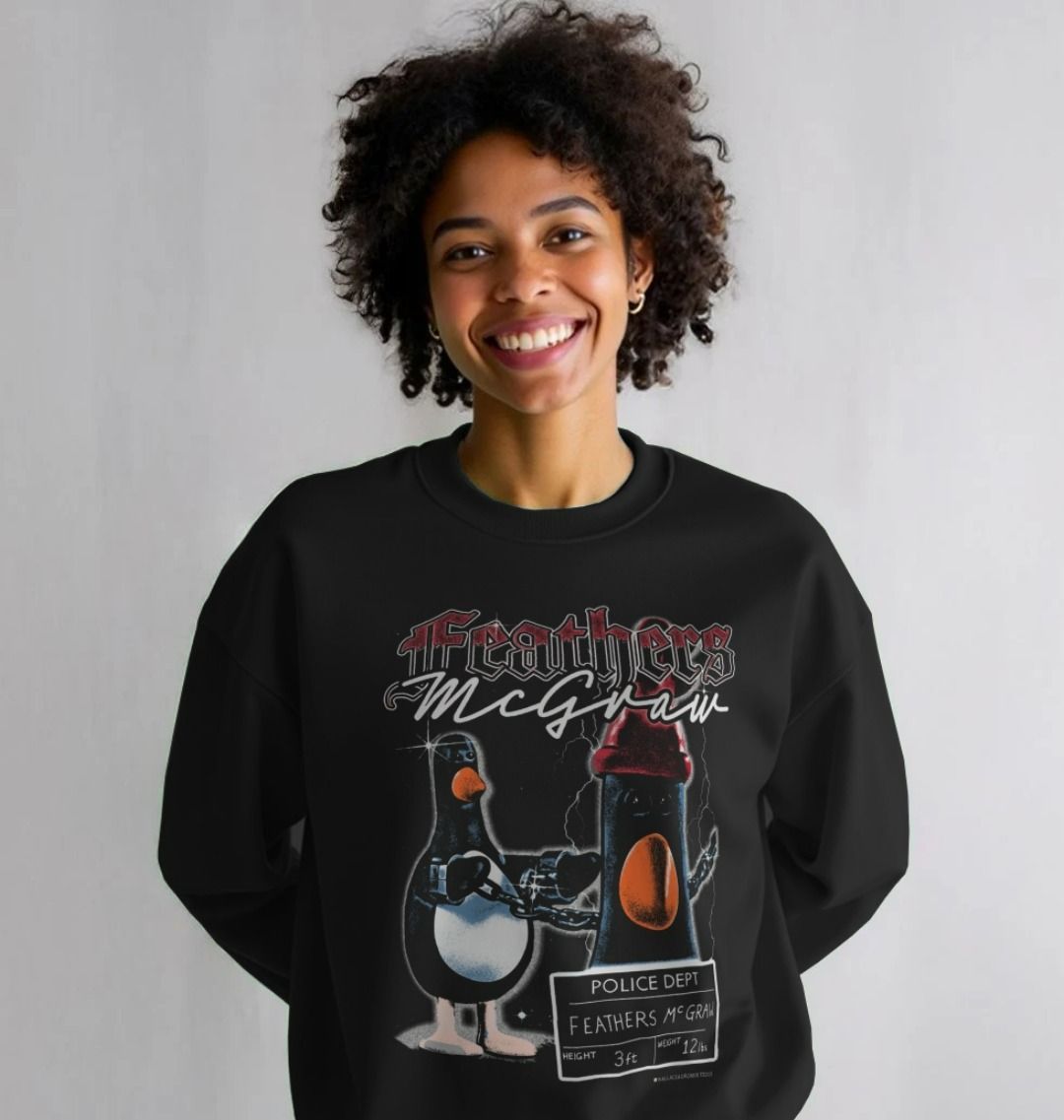 Feathers McGraw 90s Vintage Bootleg Women's Oversized T-Shirt