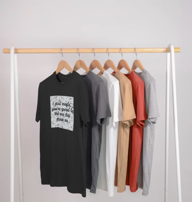 Oasis inspired Wonderwall lyrics t-shirt