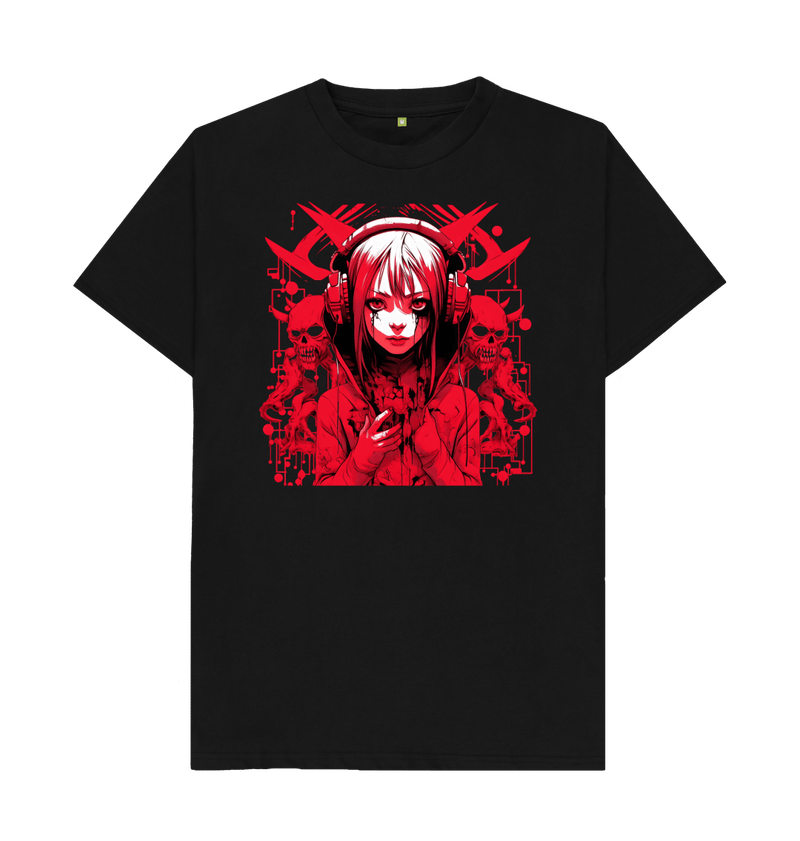 Men's Red Demon Anime Devil Girl T-Shirt
