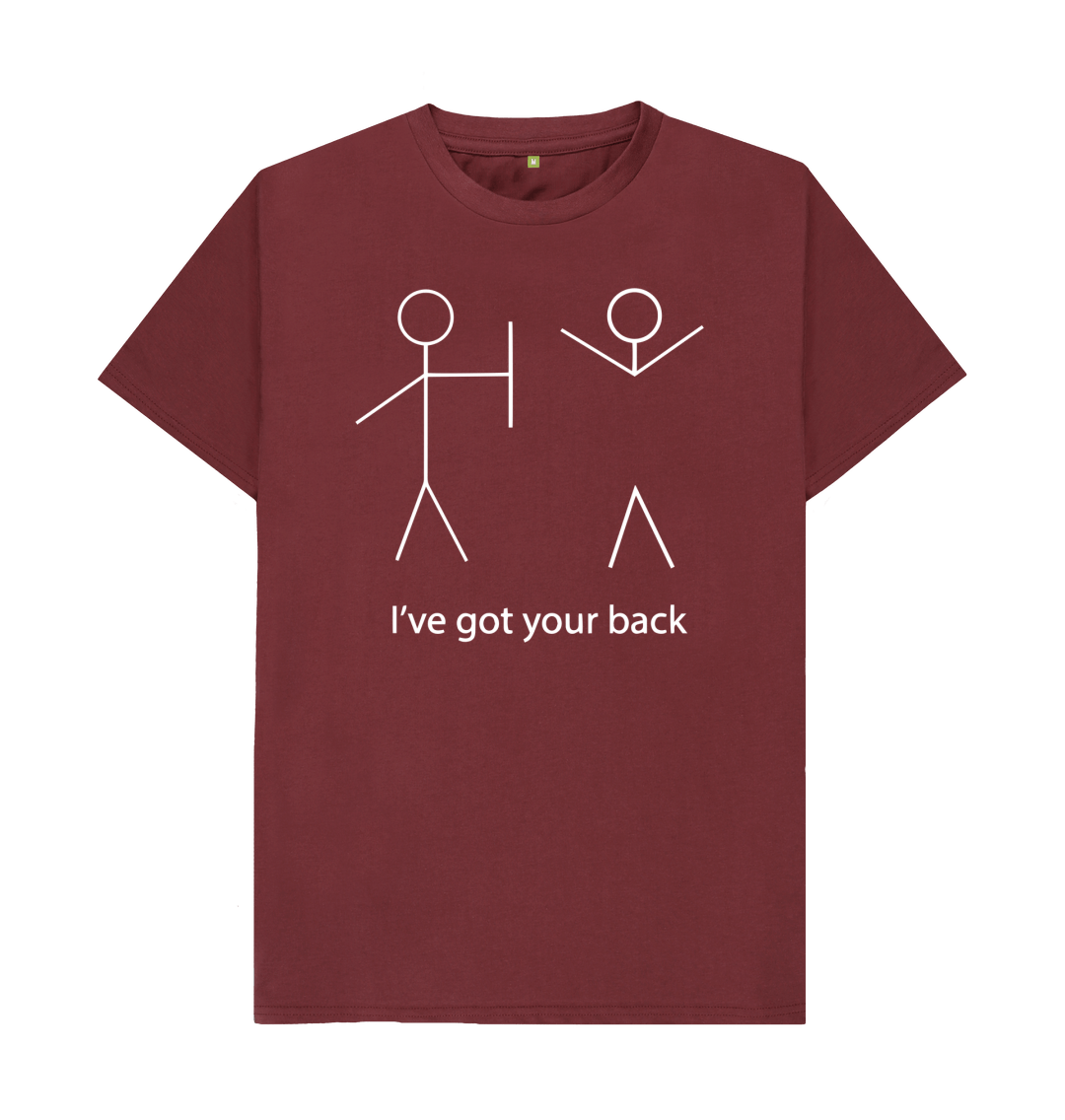 I've Got Your Back T-Shirt Funny Stickman Tee Shirtbox