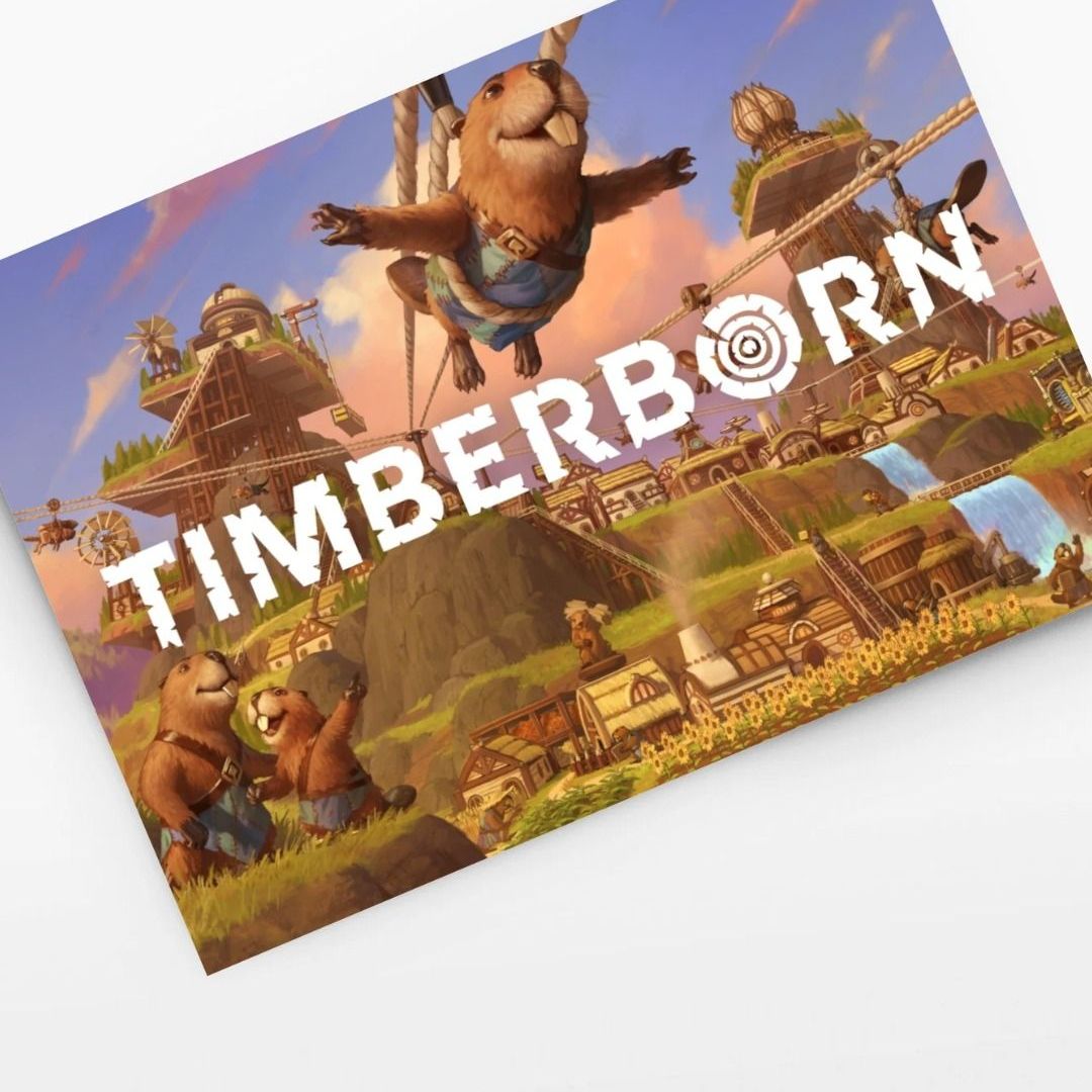 Timberborn Poster | Gaming Wall Art | Timberborn
