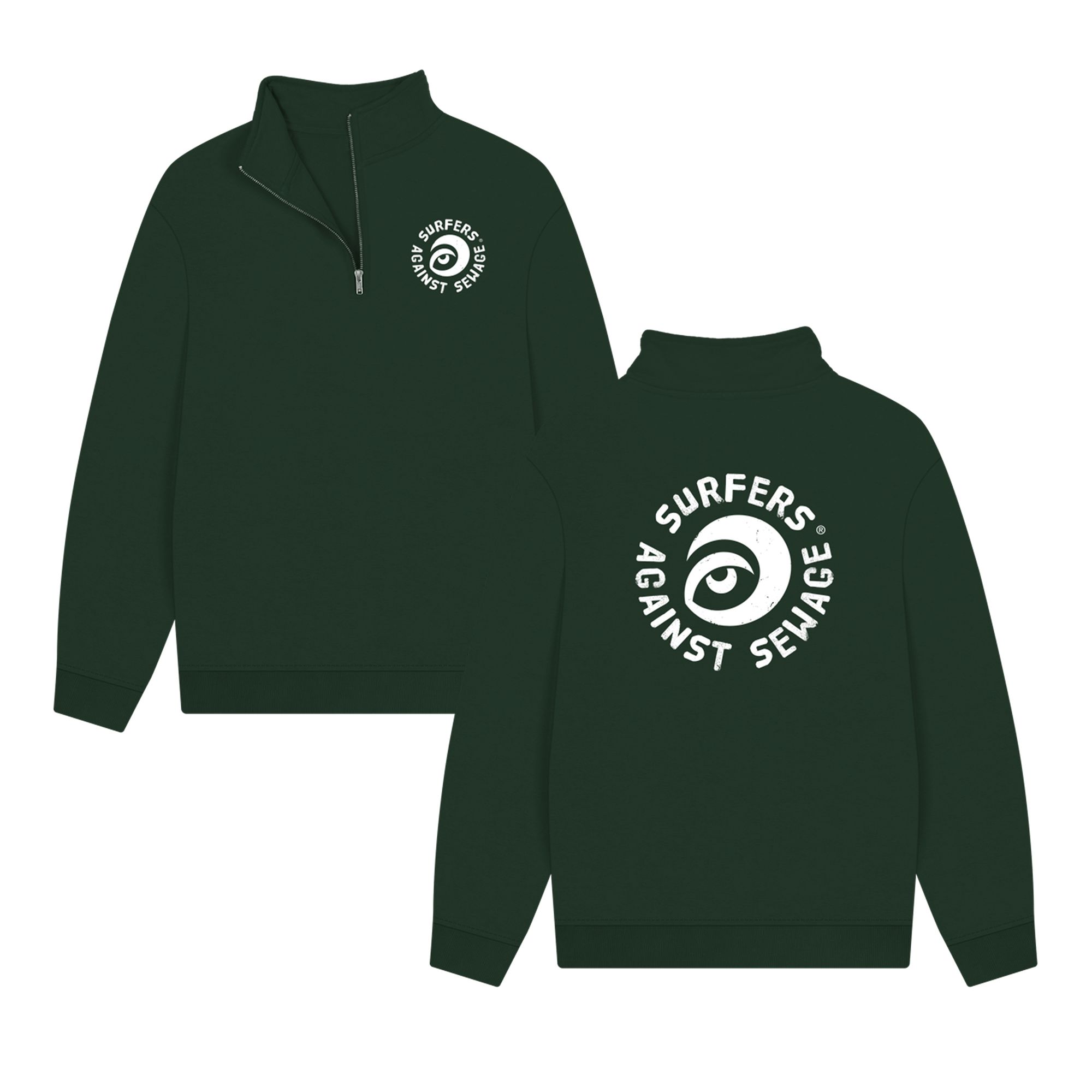 SAS Logo Half Zip Sweatshirt