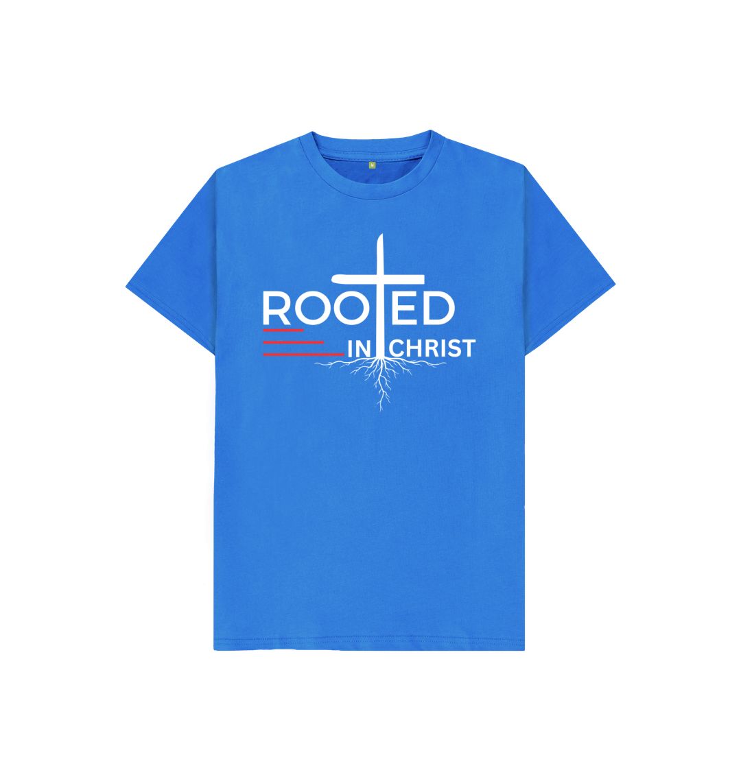 Colossians 2:7 - Rooted in Christ Organic cotton Kid's T-Shirt