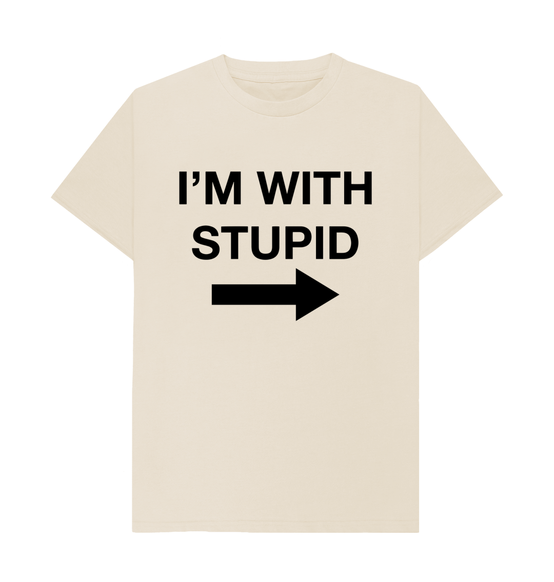 I'm With Stupid T Shirt | Funny Gag Gift | Shirtbox
