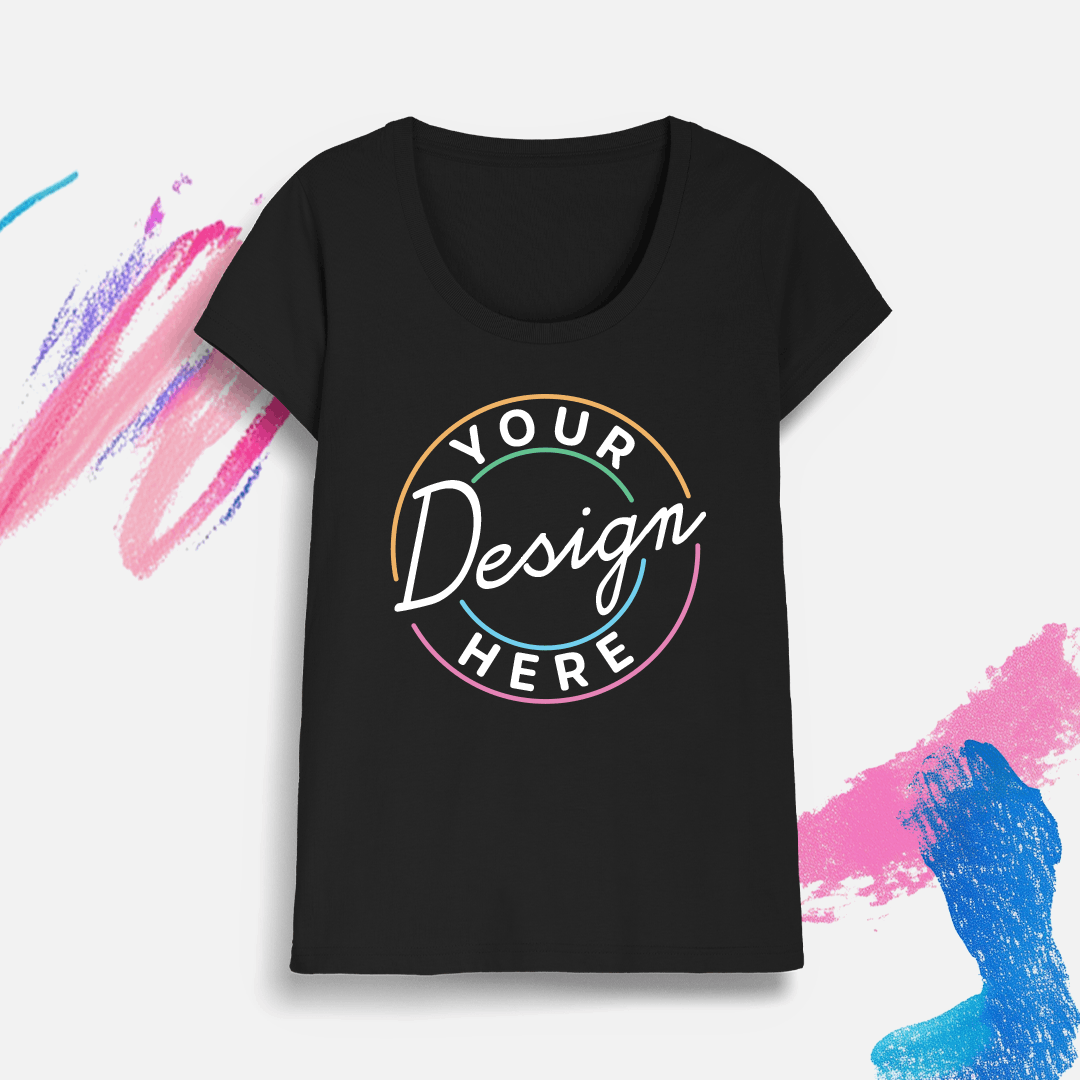 Custom Women's Scoop Neck T-Shirt - Main Image