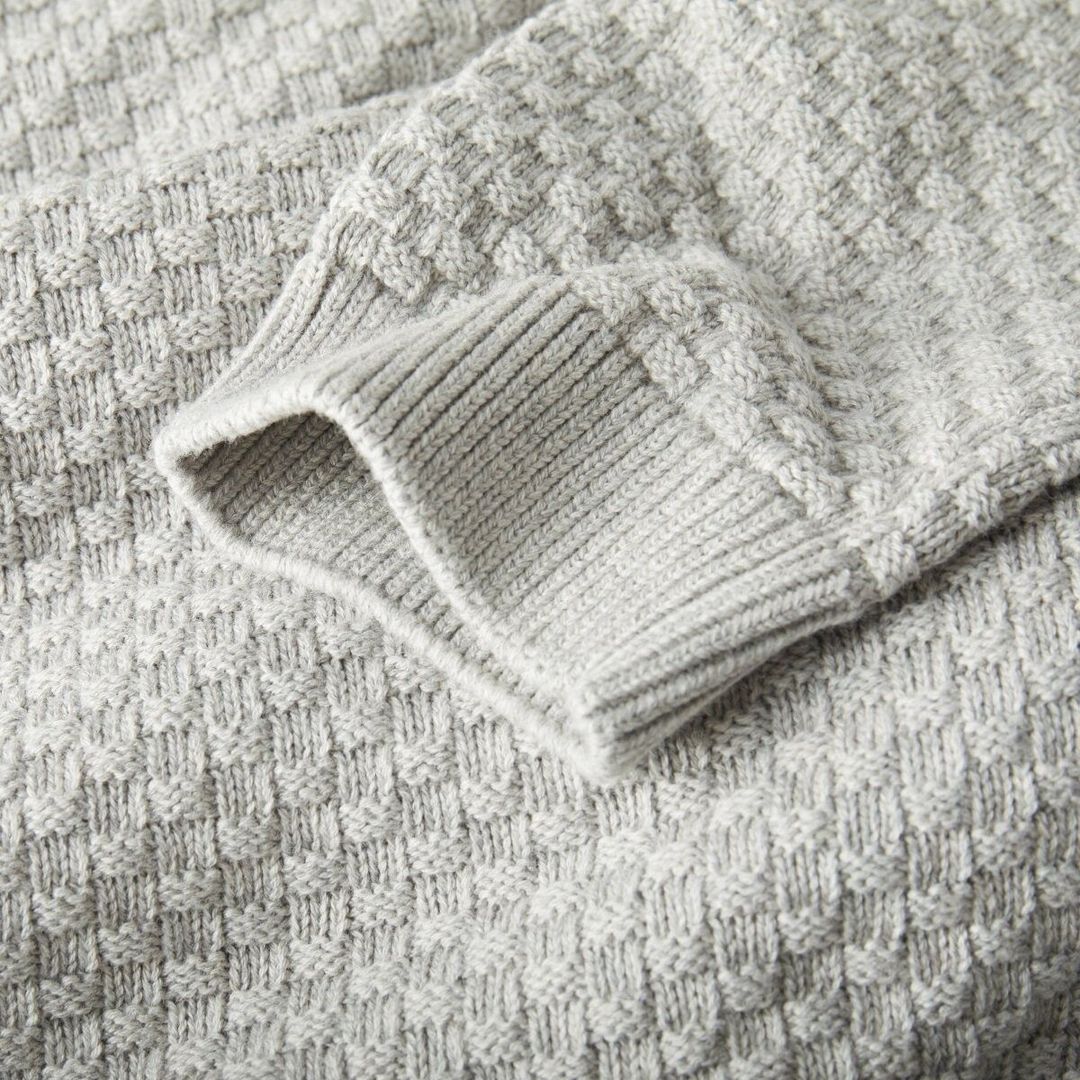 Men's Fine Knit Jumper Organic Cotton Rapanui - Main Image