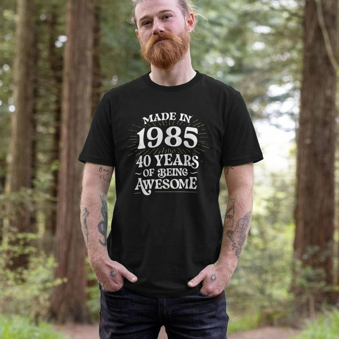 40 Years Tshirt 40th Birthday T Shirt Shirtbox