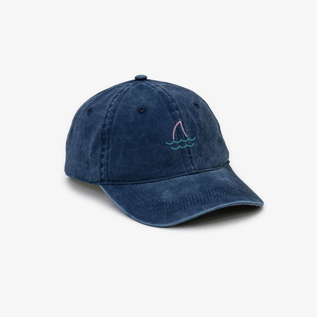 Shark Baseball Cap | Embroidered Shark Hat | Shark Trust