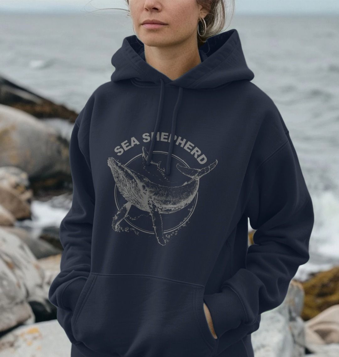 Sea Shepherd Whale Zip-Up Hoodie