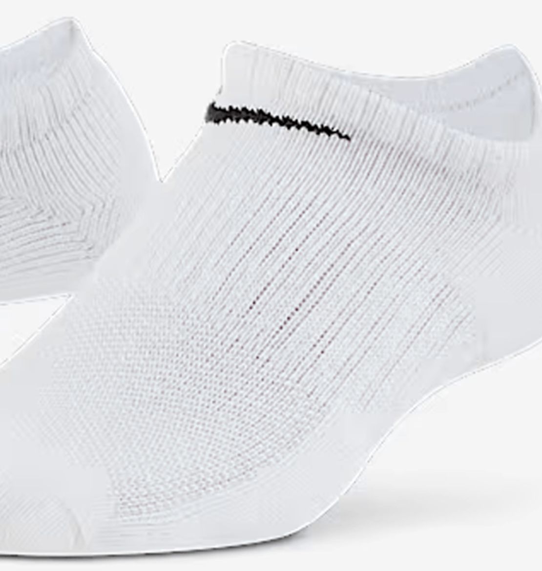 no show white nike socks