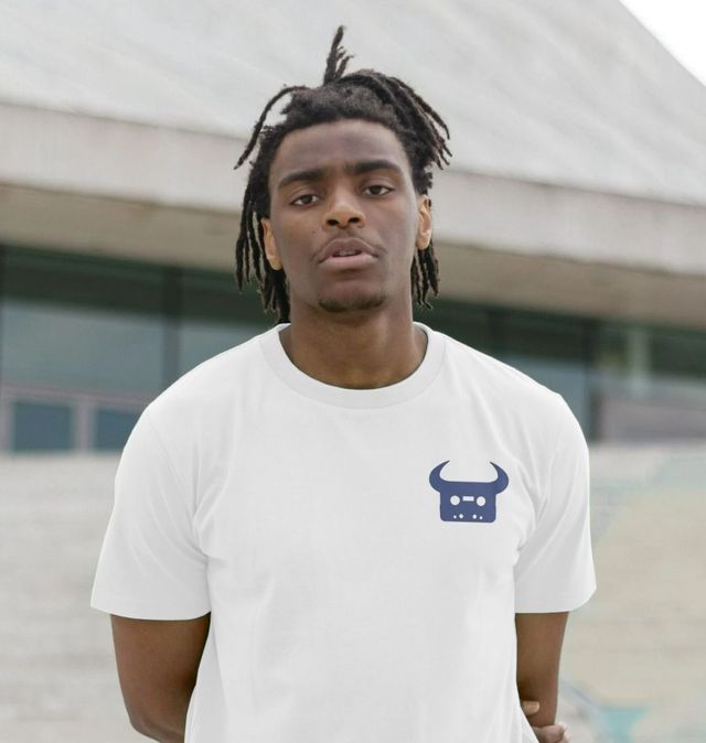 Remill Dan Bull White Logo Pocket Print T-shirt