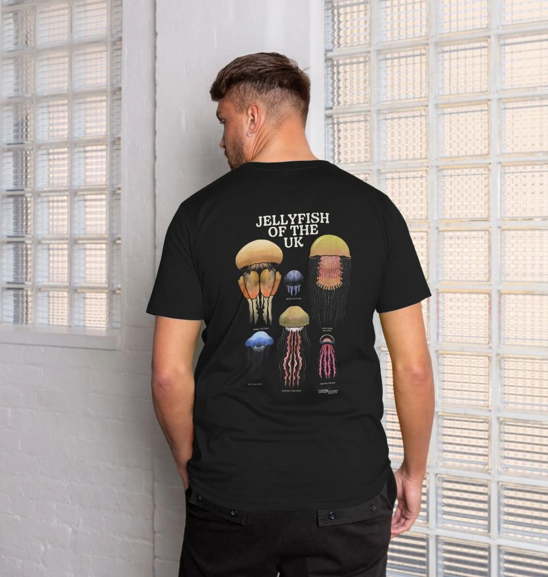 UK Jellyfish Back Print T-shirt