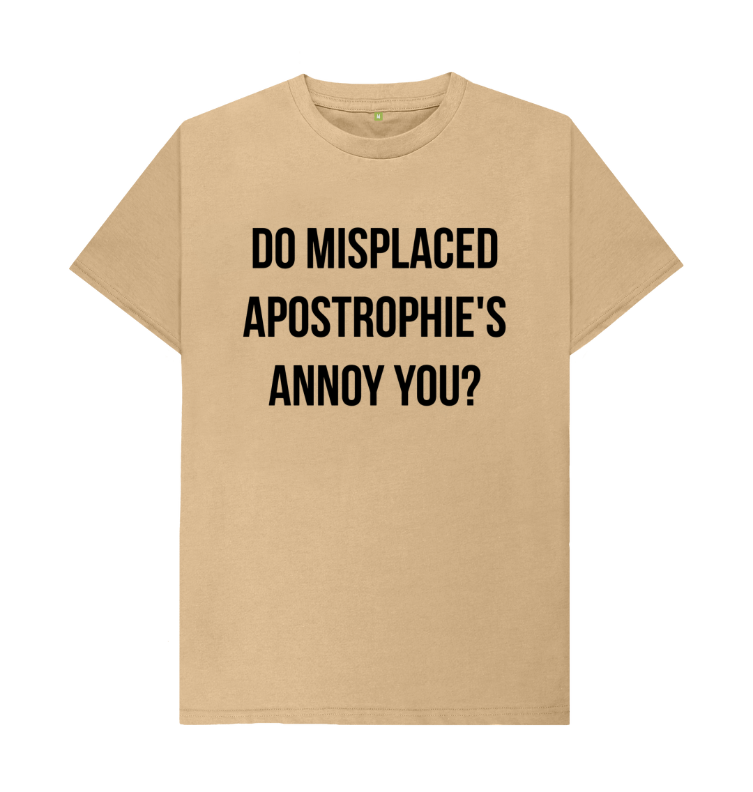 Misplaced Apostrophe T-Shirt Funny Grammar Tee Shirtbox