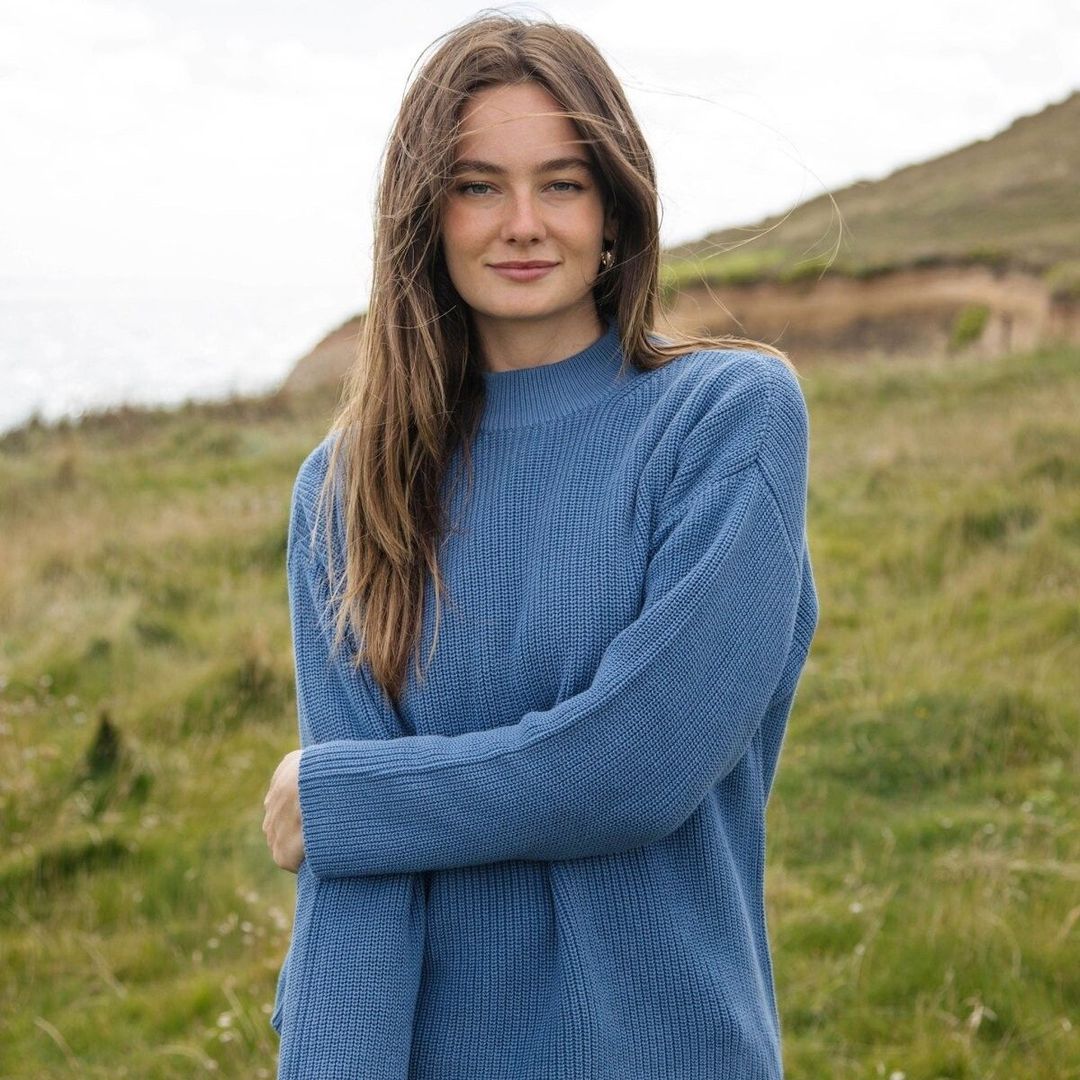 Funnel Neck Knit Jumper