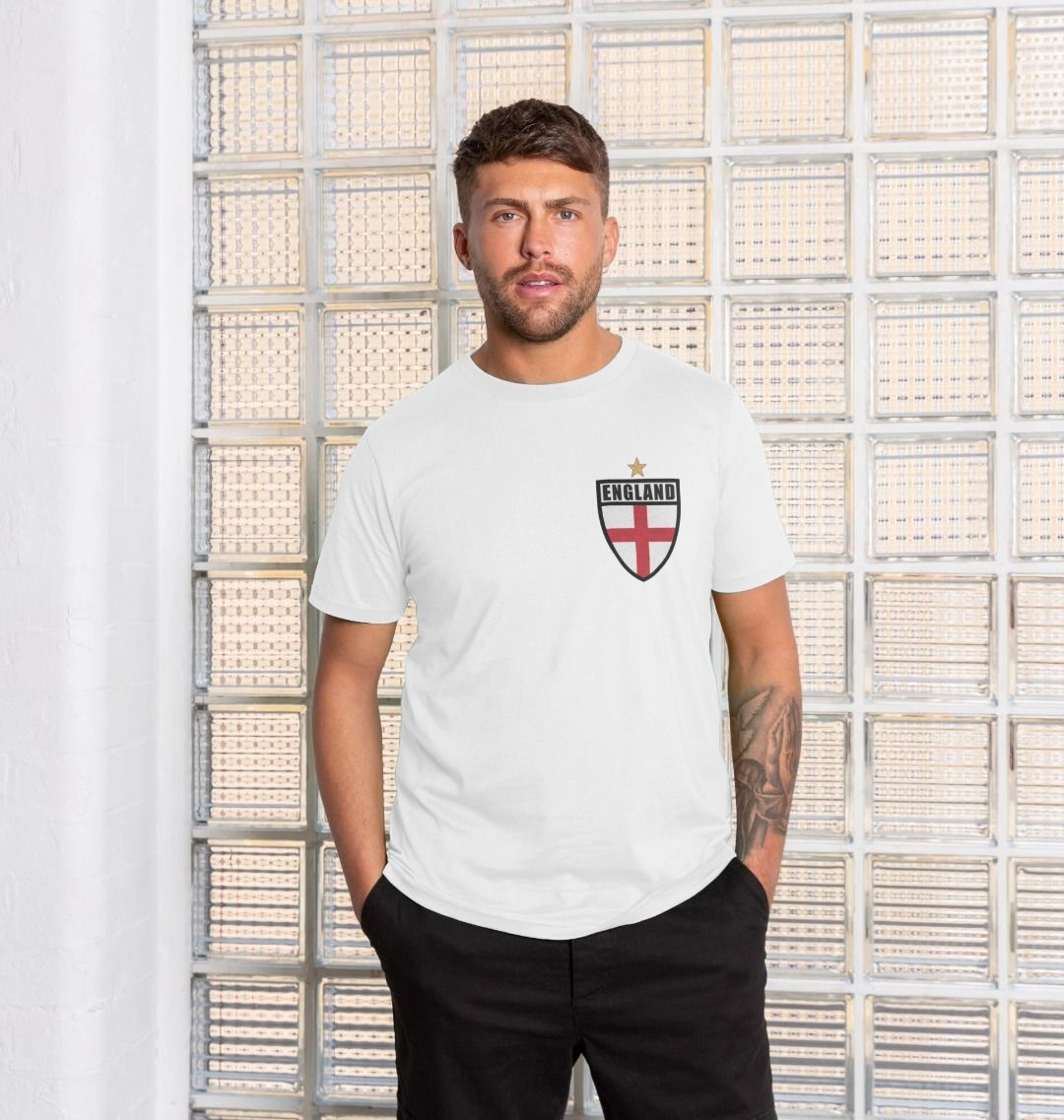 england white shirt