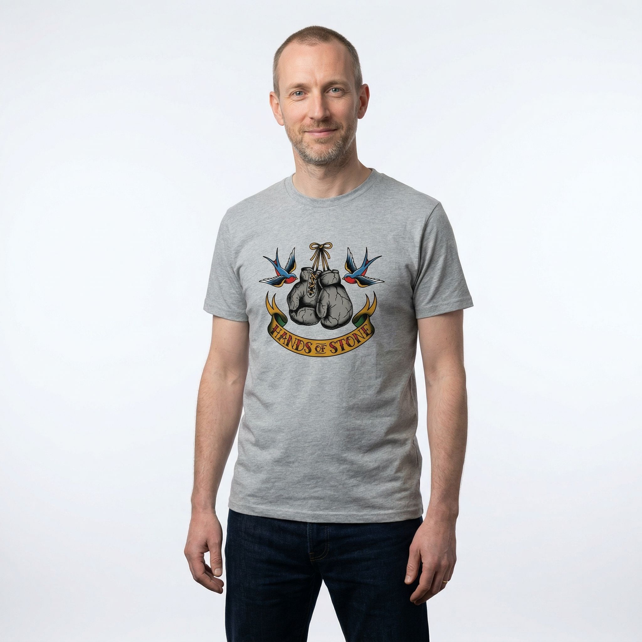 Hands Of Stone Boxing T-Shirt | Fighter T-Shirt | Shirtbox
