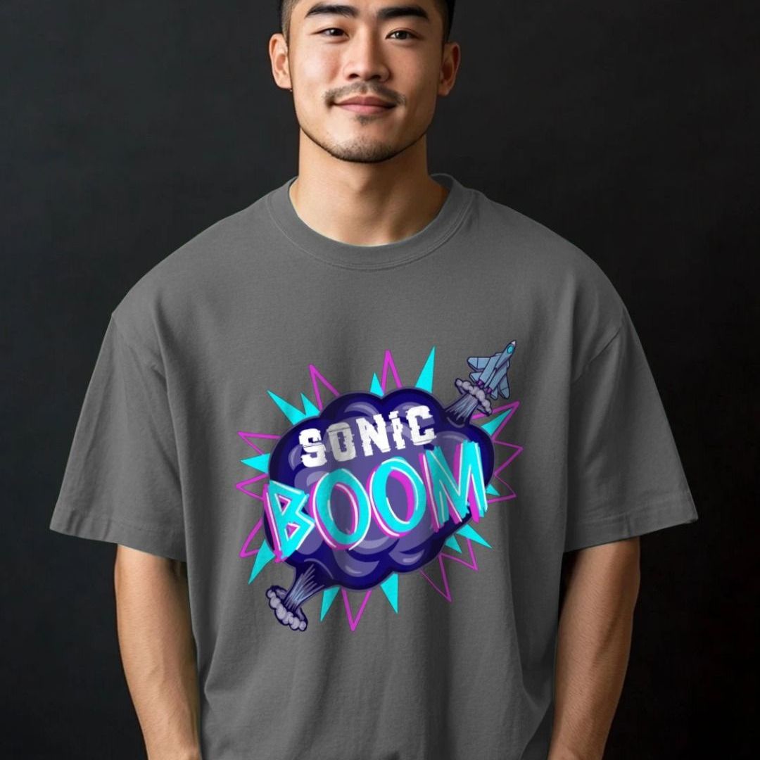 Sonic Boom Oversized T-Shirt