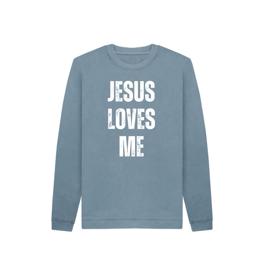 Jesus Loves Me 100% Organic cotton Kid's Jumper & Sweatshirt