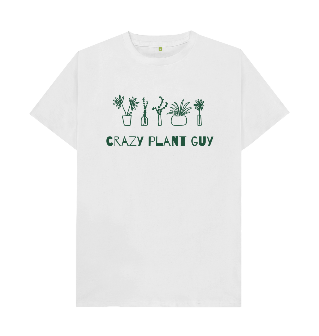 Men's Crazy Plant Guy T-shirt | Eco friendly tees