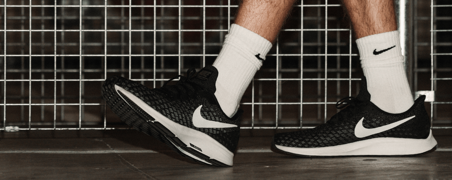 nike sock shoes white