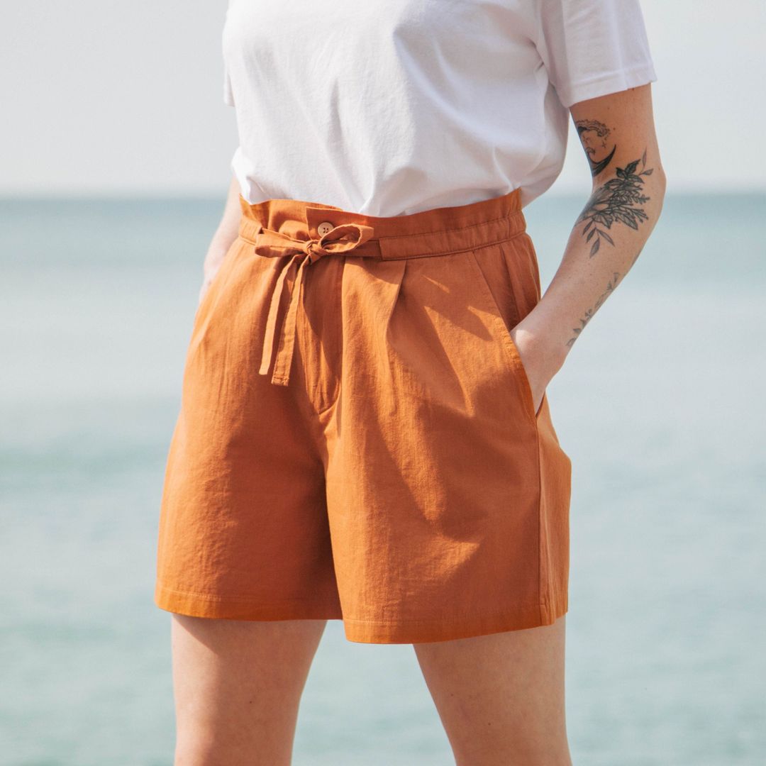 Women's Organic Cotton Drawstring Shorts