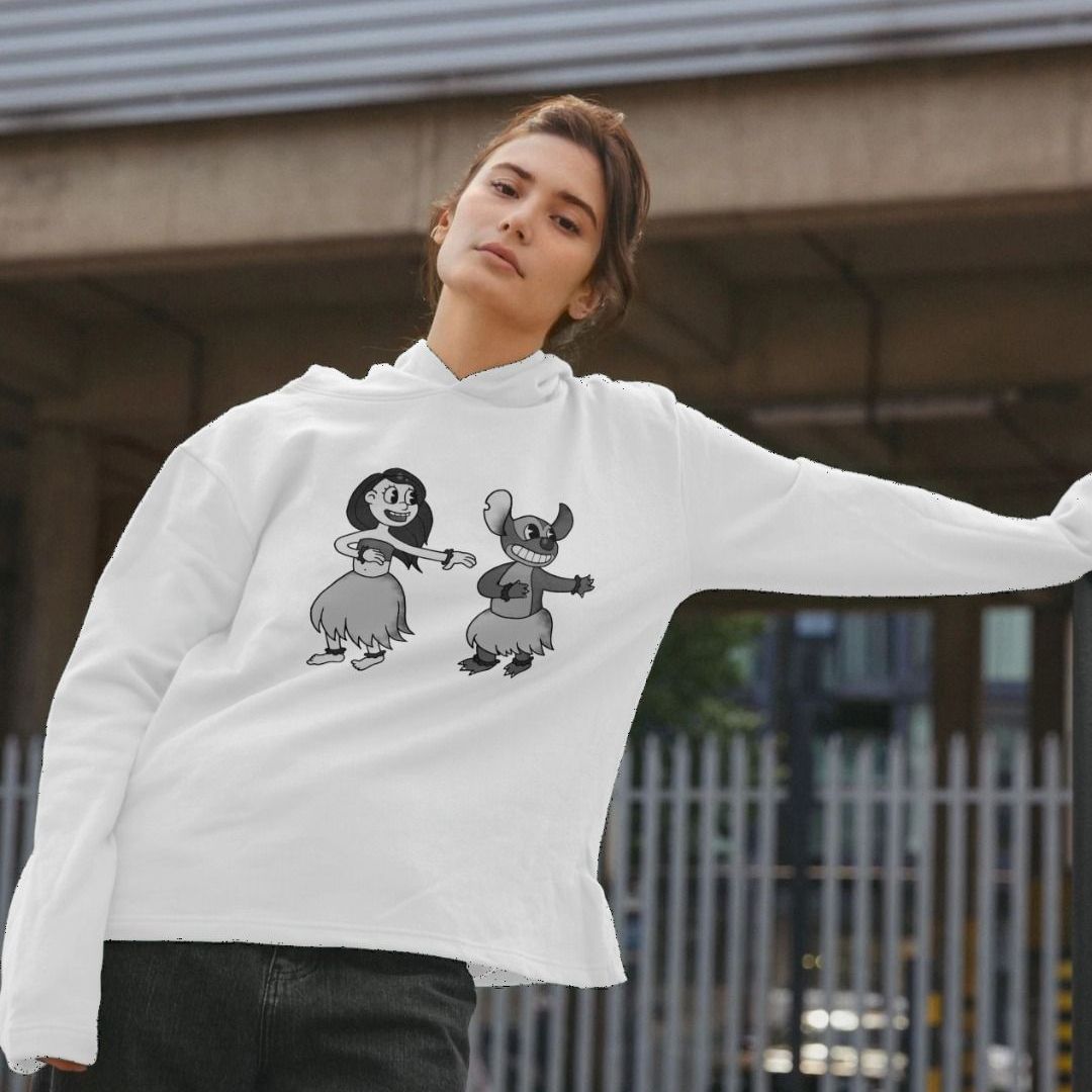 1920s Lilo And Stitch Hoodie Women/Ladies