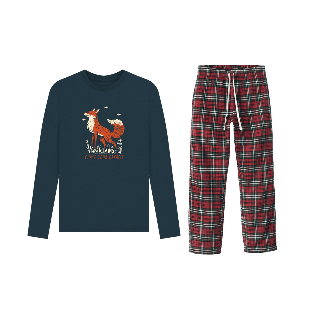 Long Sleeve Fox Pyjamas - Main Image