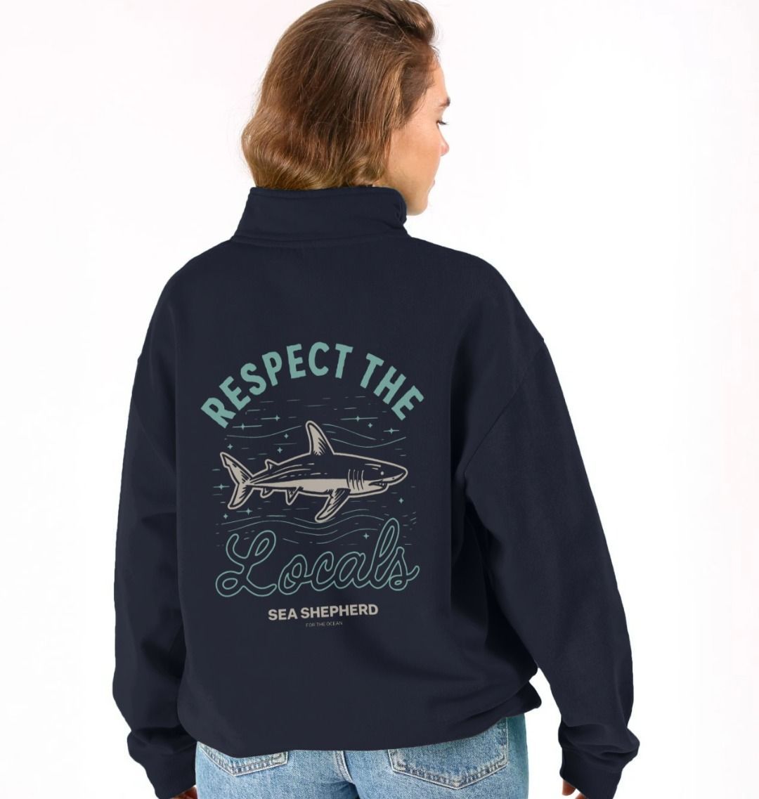 Respect The Locals Half Zip Sweatshirt