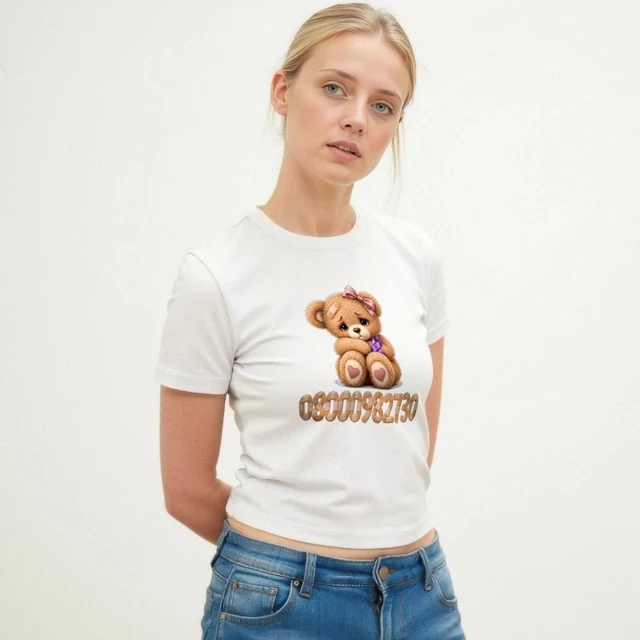 Lotus Healing Bear Women's T-shirt — fotografia 1