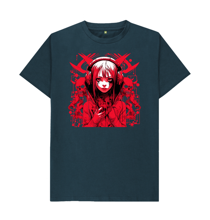 Men's Red Demon Anime Devil Girl T-Shirt