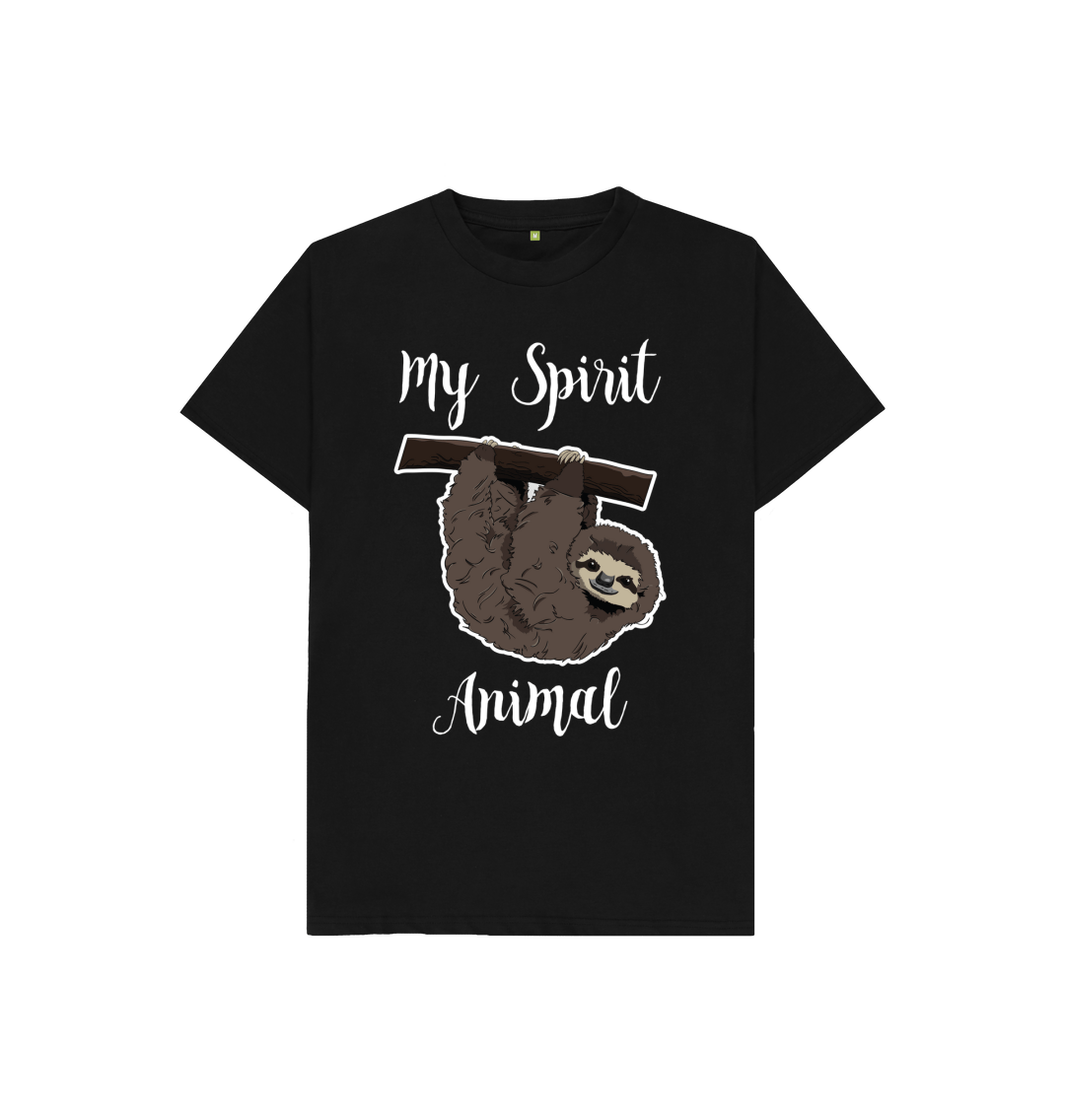 T-shirt Homme Manches Longues 'Sloth Is My Spirit Animal' - Marque Old Glory - Multicolore