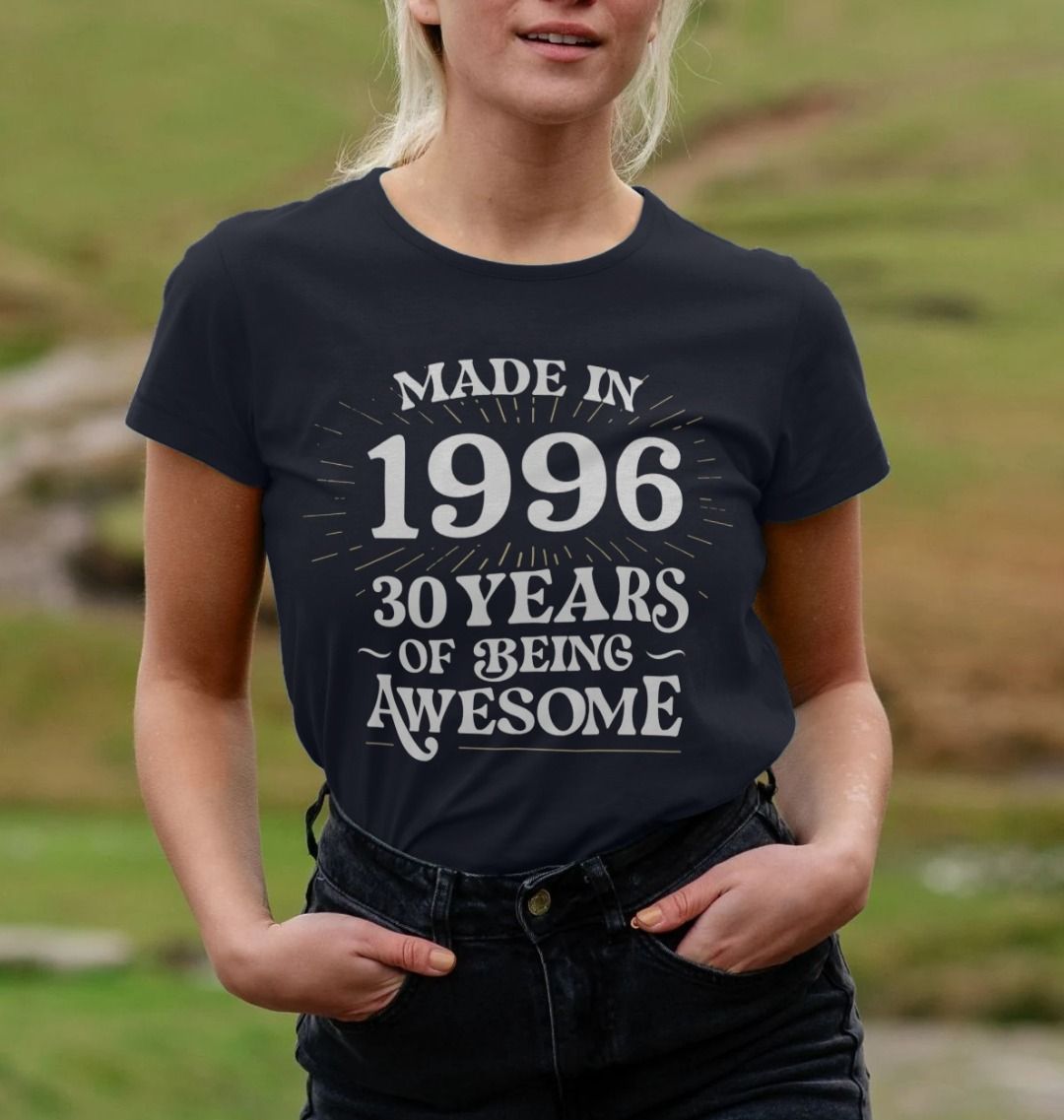 Made in 1995 T-Shirt | Womens 30th Birthday Gift | Shirtbox