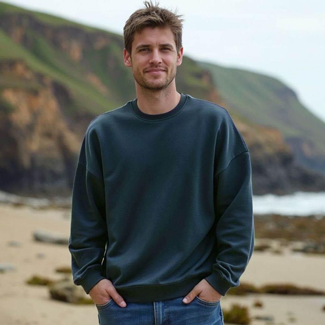 Men's Oversized Sweatshirt Organic Cotton Rapanui