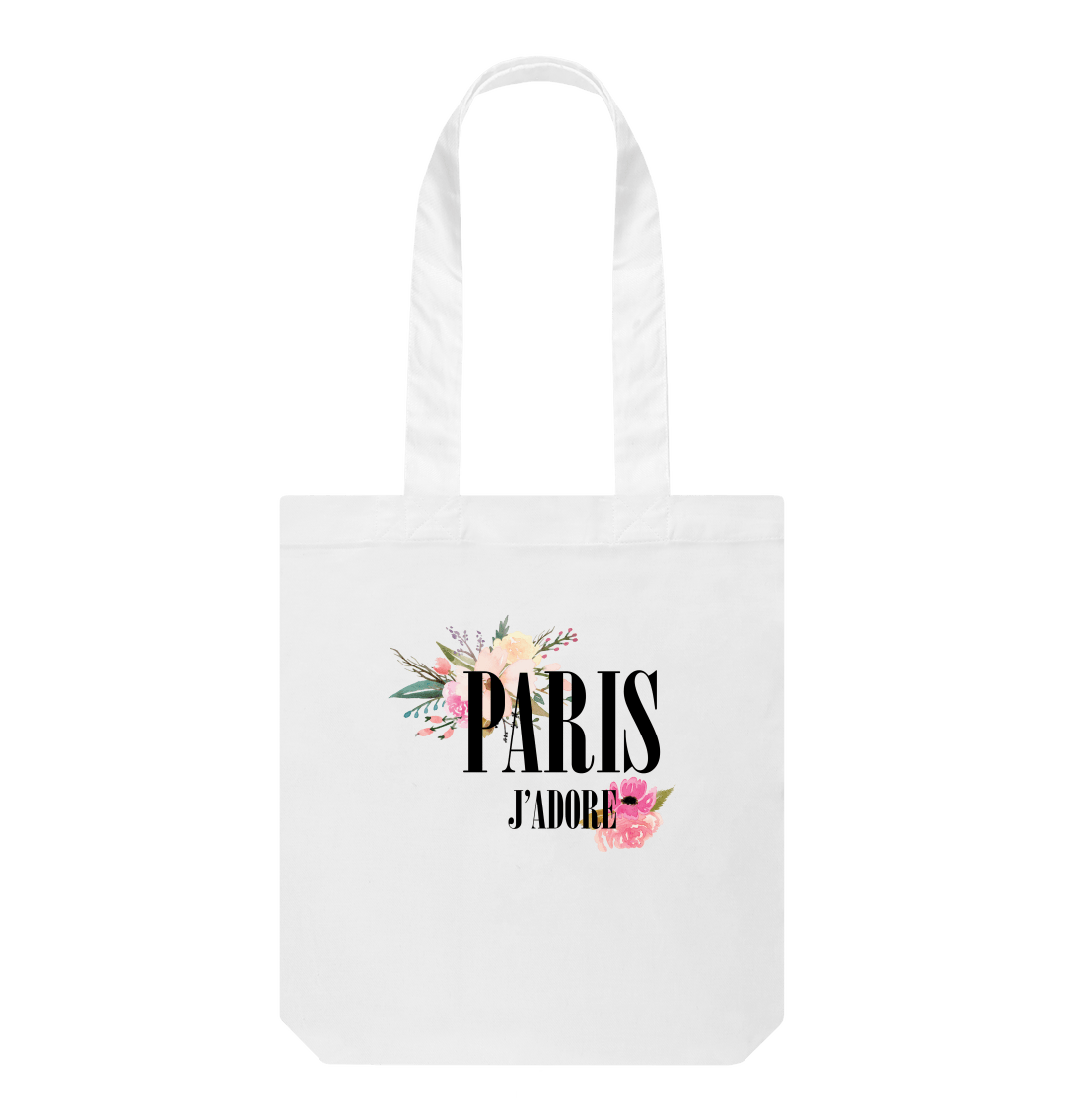 Paris Floral Tote Bag | J'adore Paris Tote | Shirtbox