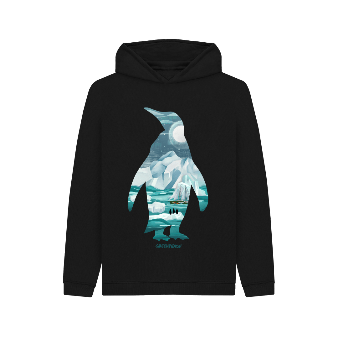 Protect Penguins Kids Hoodie - Main Image