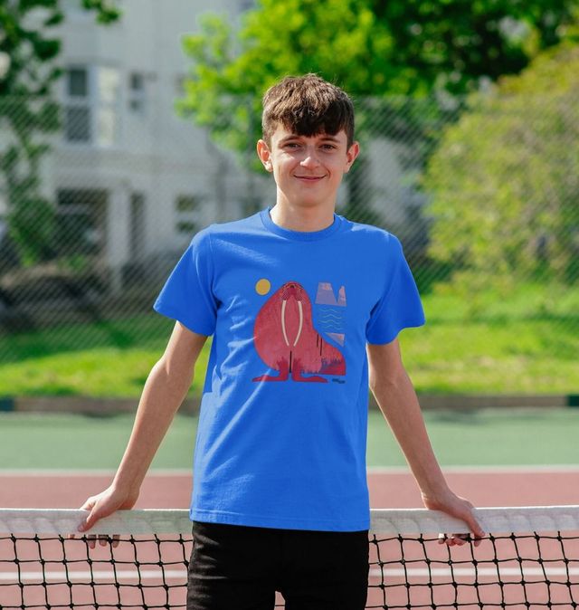 T-Shirt Sport Enfant Alps To Ocean – Séchage Rapide Coolmax, Respirant, Idéal Équipe Et Loisirs (Polyester 100%)