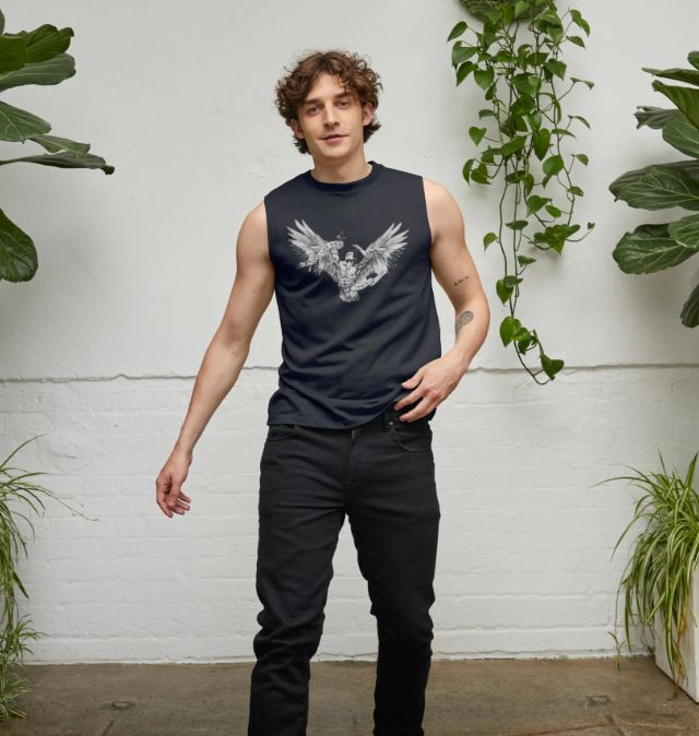 Ozz angelo タンクトップ　キリスト　y2k Angel Zyzz Vest