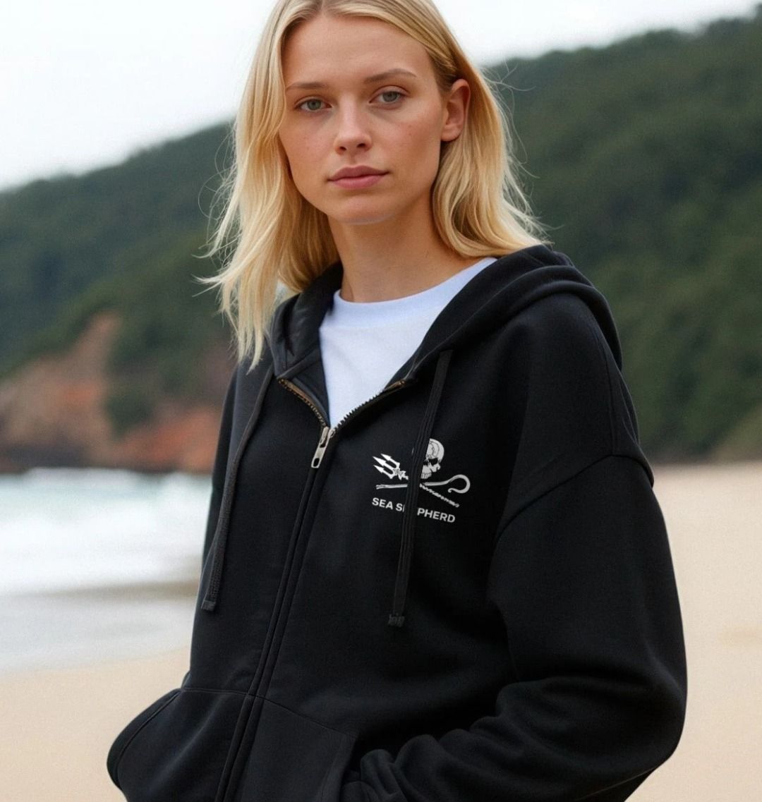 Sea Shepherd Jolly Roger Zip-Up Hoodie
