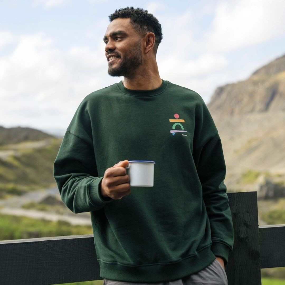 Men's Surf Shapes Oversized Sweatshirt - Main Image