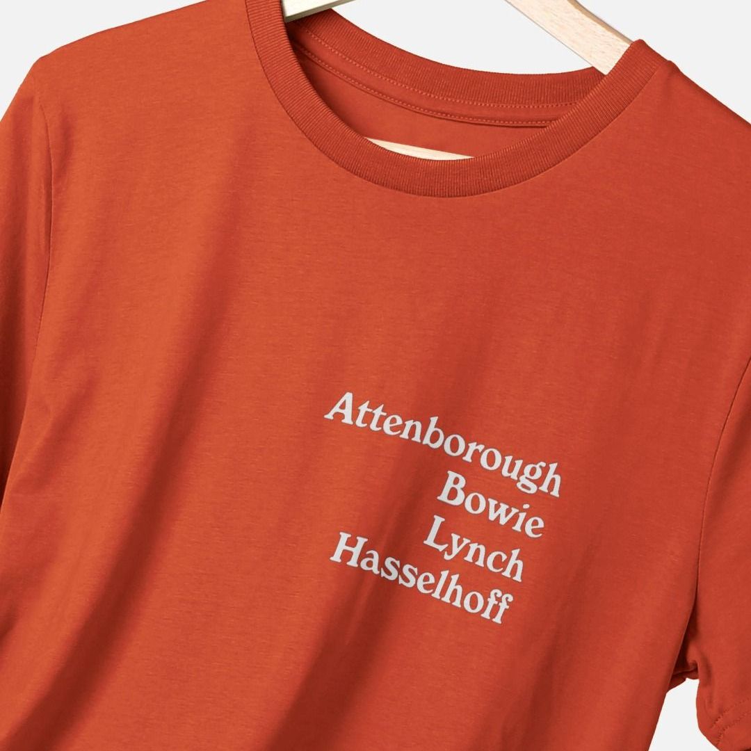 The David Tee - White Print