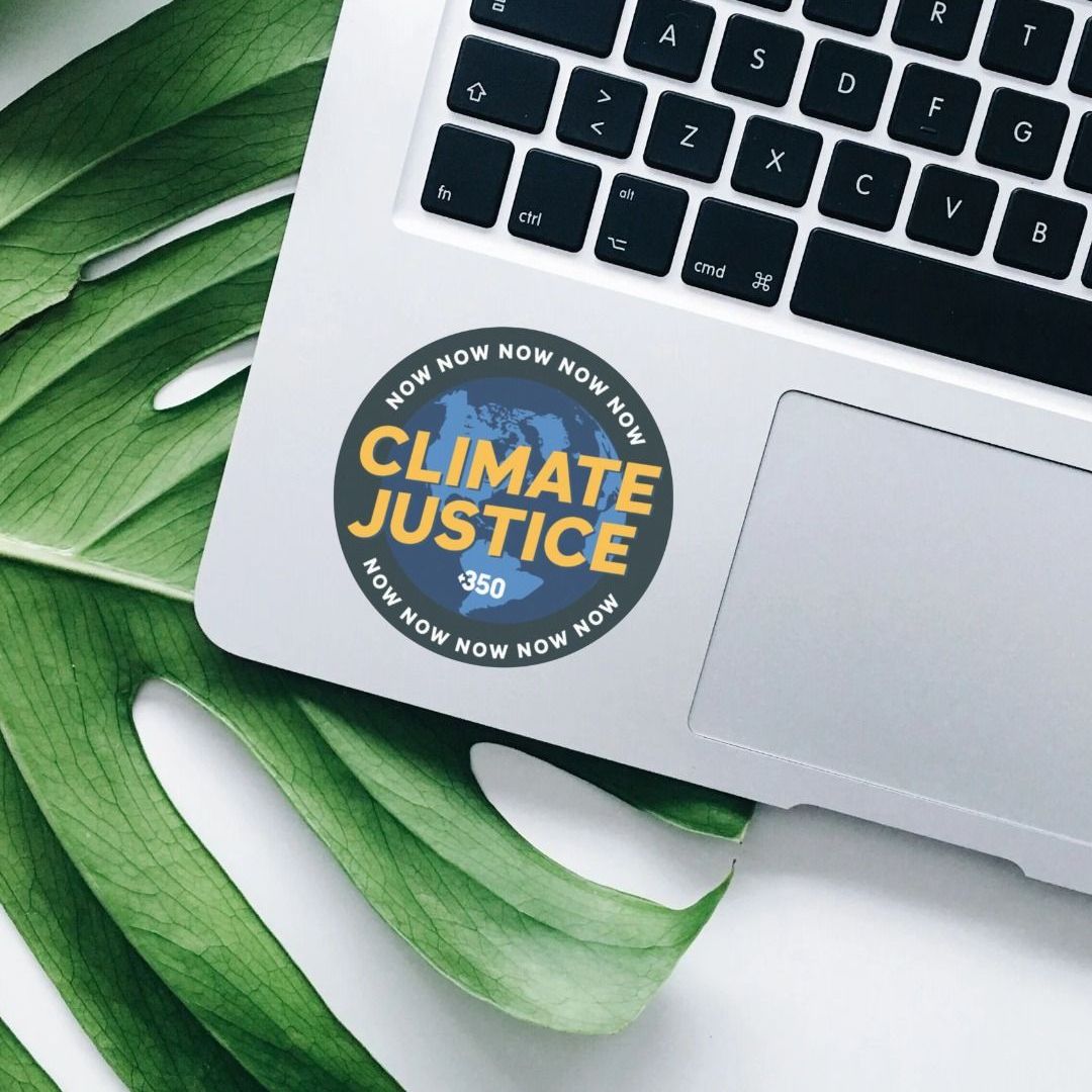 Sticker Climate Justice Now