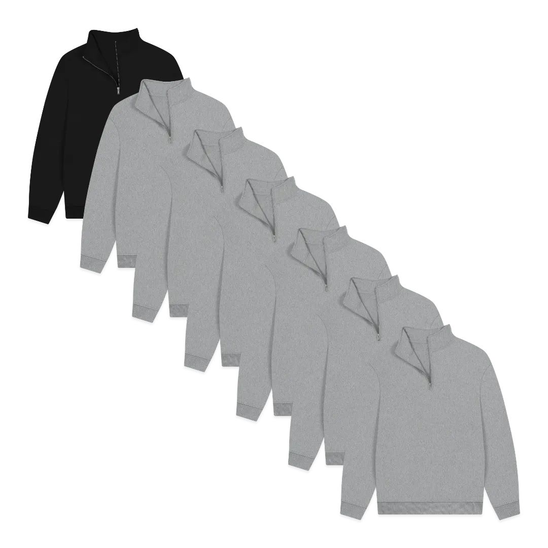 7 QUARTER-ZIP SWEATERS |SELECT ANY COLOR