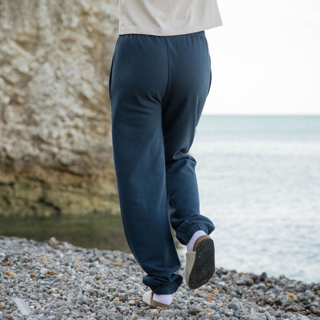 100% Organic Cotton Fleece Women's Sweatpants (Bio-Elastic