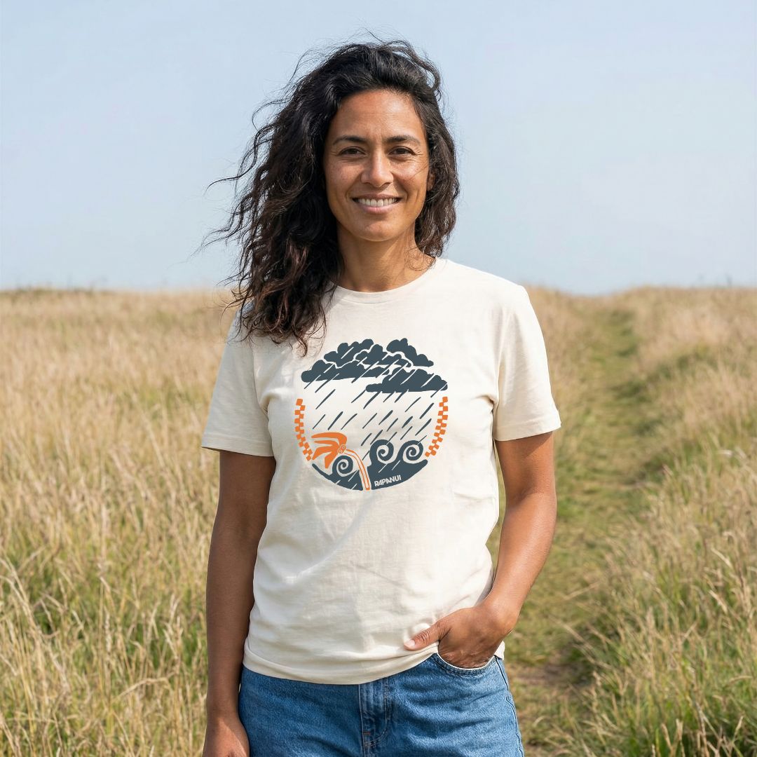 Rain T-shirt | Rain Storm T-shirt | Rapanui