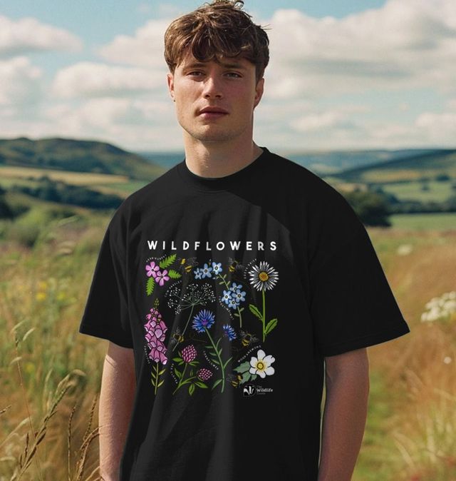 T-Shirt Uomo Generic "Wild Flowers You In A Jar" - 100% Cotone, Taglie S-XXL