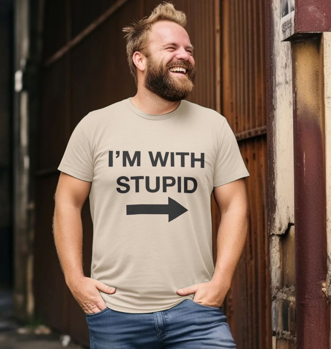 I'm With Stupid T Shirt | Funny Gag Gift | Shirtbox
