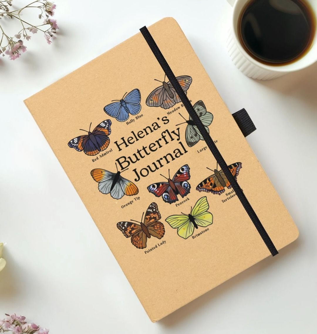 Personalised Butterfly Journal